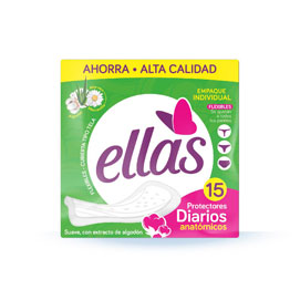 ELLAS - Protectores diarios x15 unidades
